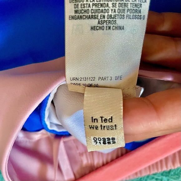 Ted Baker | Size 0 | Coulette Satin High-Rise Pants - Picture 10 of 13